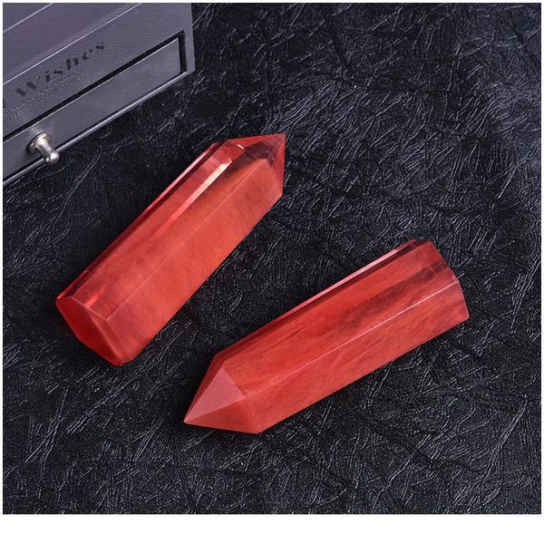1pc opal hexagonal column crystal point repair crystal healing magic wand stone home furnishing feng shui study room de jllaij, Black
1pc opal hexagonal column crystal point repair crystal healing magic wand stone home furnishing feng shui study room de jllaij, Black