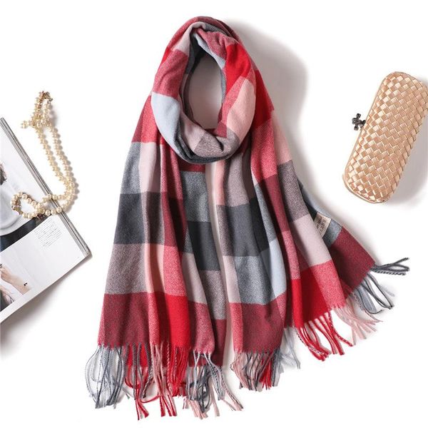 designer brand 2020 new winter scarf or women warm thick soft shawls and wraps plaid ladies pashmina bandana female echarpe wmtbgr bdesybag, Blue;gray
designer brand 2020 new winter scarf or women warm thick soft shawls and wraps plaid ladies pashmina bandana female echarpe wmtbgr bdesybag, Blue;gray