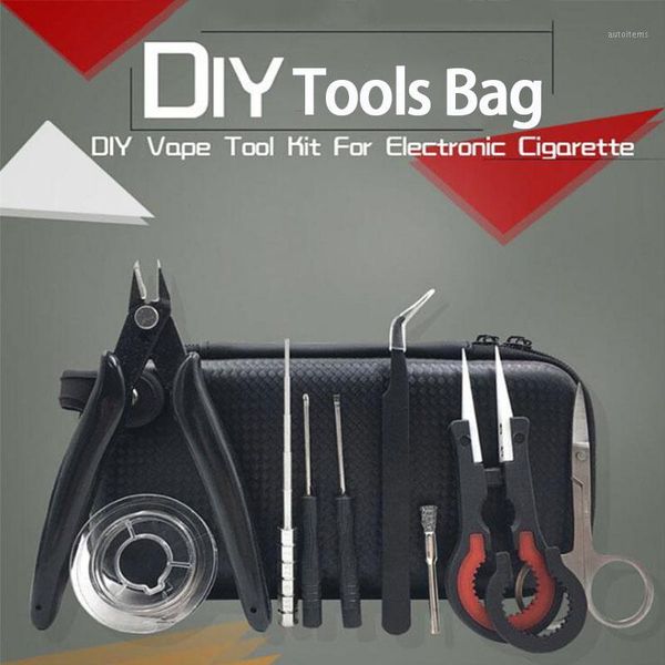 10 in 1 vape diy tools set bag a1 heat wire coil jig winding ceramic tweezers pliers for electronic cigarette rba rda atomizer1
10 in 1 vape diy tools set bag a1 heat wire coil jig winding ceramic tweezers pliers for electronic cigarette rba rda atomizer1