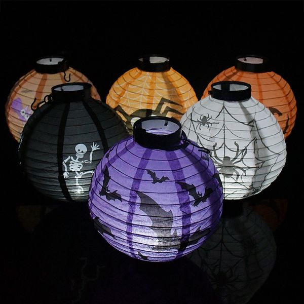 2pcs 20cm led light pumpkin spider lantern halloween decor gift portable paper lampion hanging ball home party supplies
2pcs 20cm led light pumpkin spider lantern halloween decor gift portable paper lampion hanging ball home party supplies