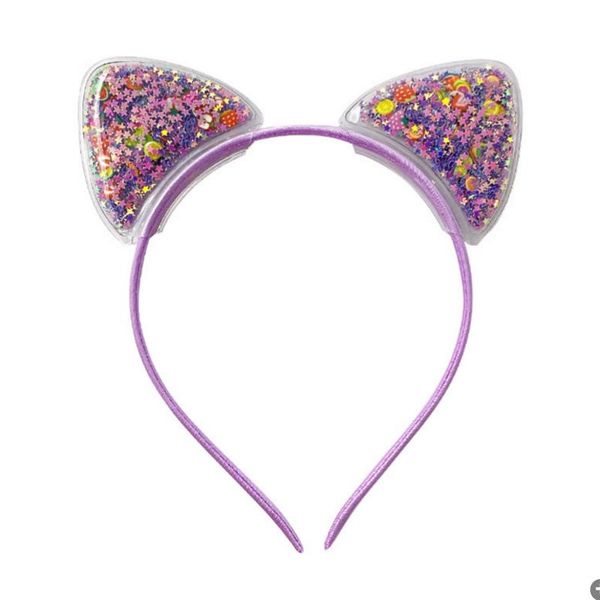 sequin cat ears headband transparent quicksand hairband hair accessoriesfor girls children princess kitty party hair hoop, Slivery;white
sequin cat ears headband transparent quicksand hairband hair accessoriesfor girls children princess kitty party hair hoop, Slivery;white