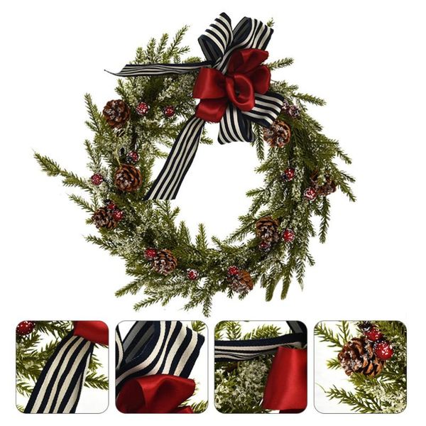1pc door hanging pendant garland prop christmas wreath decorative wreath for christmas home door
1pc door hanging pendant garland prop christmas wreath decorative wreath for christmas home door