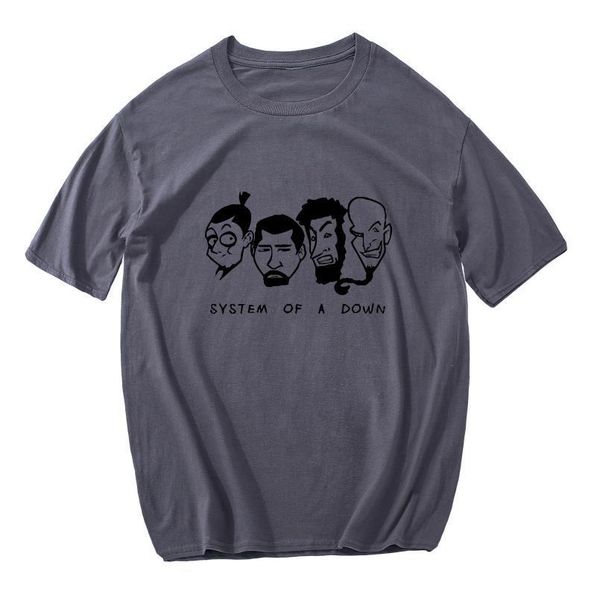 system of a down metal band graphic t-shirt men hipster loose streetwear aesthetic t shirt vintage summer tee men clothing, White;black
system of a down metal band graphic t-shirt men hipster loose streetwear aesthetic t shirt vintage summer tee men clothing, White;black
