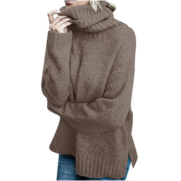 women's sweaters womens ladies winter warm fashion casual solid long sleeve sweater loose turtleneck knitting pullover d8#, White;black
women's sweaters womens ladies winter warm fashion casual solid long sleeve sweater loose turtleneck knitting pullover d8#, White;black