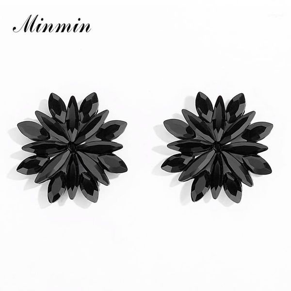 stud minmin retro marquise rhinestone black flower earrings for women girls design big fashion jewelry 2021 eh14651, Golden;silver
stud minmin retro marquise rhinestone black flower earrings for women girls design big fashion jewelry 2021 eh14651, Golden;silver