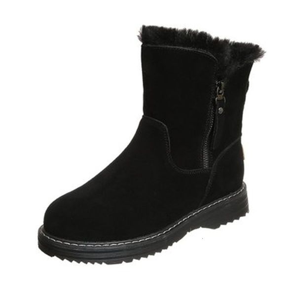 leather 2021 new winter snow cold boots growing women's cotton shoes 4bs6, Black
leather 2021 new winter snow cold boots growing women's cotton shoes 4bs6, Black