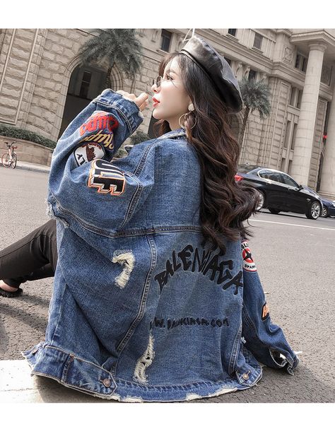 spring auturnn letter crop denim jackets women casual jeans bomber jacket long sleeve denim coat plus size c1111, Black;brown
spring auturnn letter crop denim jackets women casual jeans bomber jacket long sleeve denim coat plus size c1111, Black;brown