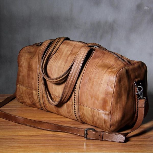 duffel bags men vintage vegetable tanned genuine leather travel bag cow carry on luggage weekend large shoulder bag1
duffel bags men vintage vegetable tanned genuine leather travel bag cow carry on luggage weekend large shoulder bag1