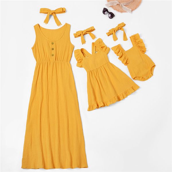 summer mommy and me clothes solid dress family matching clothes casual women's kids dress mother and daughter clothes lj201111, Blue
summer mommy and me clothes solid dress family matching clothes casual women's kids dress mother and daughter clothes lj201111, Blue