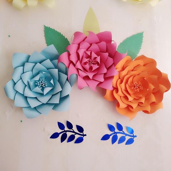 handcrafted card stock giant paper flowers 3pcs + leave 5pcs for baby shower baby nursery decorations party decor large rose
handcrafted card stock giant paper flowers 3pcs + leave 5pcs for baby shower baby nursery decorations party decor large rose