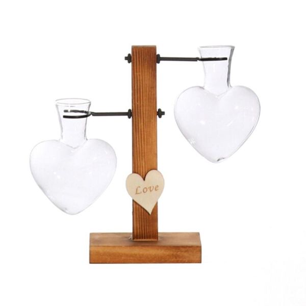 heart design glass test tube vase flower pots plant hydroponic bonsai pot with wooden tray
heart design glass test tube vase flower pots plant hydroponic bonsai pot with wooden tray