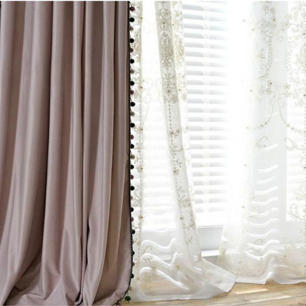 curtain & drapes modern solid color blackout light pink velvet with beads decor for living room bedroom embroidered tulle1
curtain & drapes modern solid color blackout light pink velvet with beads decor for living room bedroom embroidered tulle1