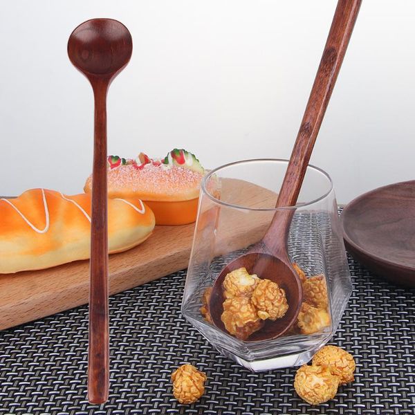 1 pc long spoons wooden korean style spoon natural wood long handle round spoons for soup cooking mixing stirr kitchen utensil
1 pc long spoons wooden korean style spoon natural wood long handle round spoons for soup cooking mixing stirr kitchen utensil