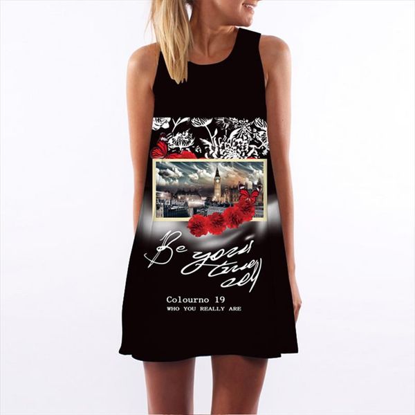 new women clothes 3d print sleeveless o neck tank short dress 2020 summer boho beach sundress loose chiffon mini dress vestidos, Black;gray
new women clothes 3d print sleeveless o neck tank short dress 2020 summer boho beach sundress loose chiffon mini dress vestidos, Black;gray
