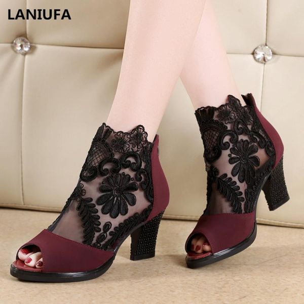 dress shoes summer women female mesh peep toe sandals high heels single europe america pumps mujer, Black
dress shoes summer women female mesh peep toe sandals high heels single europe america pumps mujer, Black