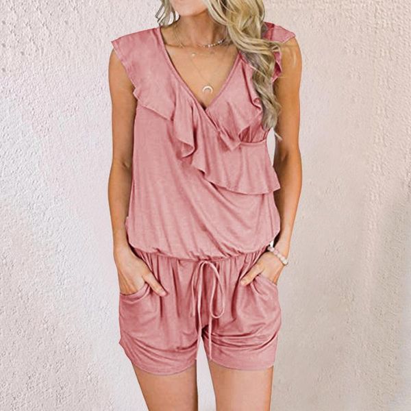 women's sleeveless shorts ruffle casual jumpsuit loose shorts playsuits1, Black;white
women's sleeveless shorts ruffle casual jumpsuit loose shorts playsuits1, Black;white