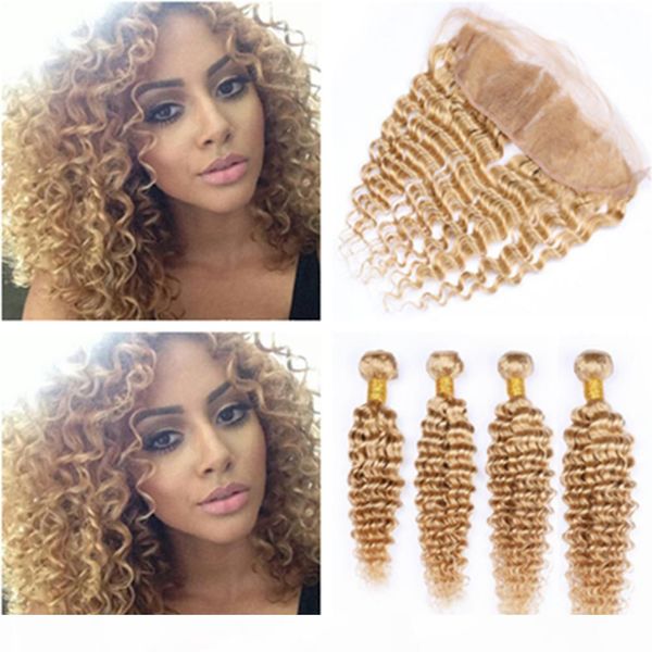 honey blonde peruvian hair bundles deep wave with frontal 4bundles #27 strawberry blonde human hair wefts with 13x4 lace frontal closure, Black;brown
honey blonde peruvian hair bundles deep wave with frontal 4bundles #27 strawberry blonde human hair wefts with 13x4 lace frontal closure, Black;brown