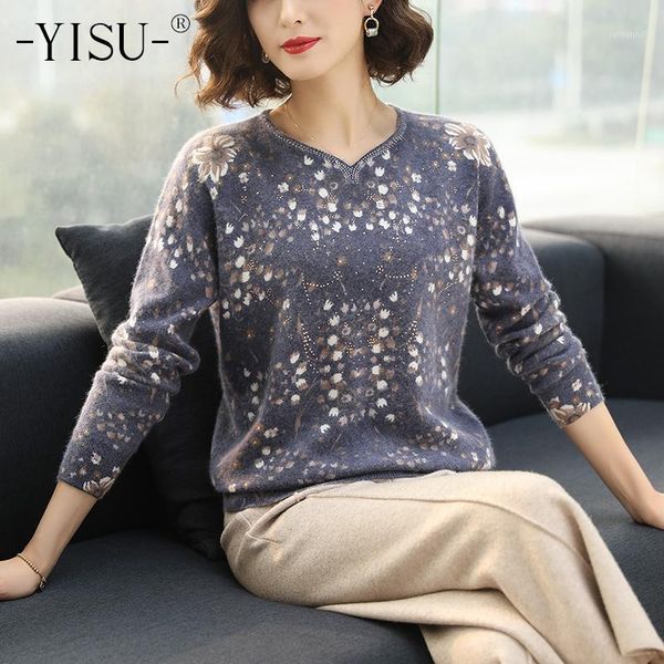 yisu printed sweater pullovers women autumn winter sweater women loose long sleeves floral pattern knitted soft sweaters1, White;black
yisu printed sweater pullovers women autumn winter sweater women loose long sleeves floral pattern knitted soft sweaters1, White;black
