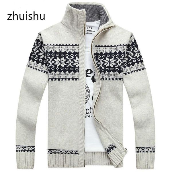 men's sweaters zhuishu 2021 arrivals casual sweater men windbreaker warm fashion cardigan, White;black
men's sweaters zhuishu 2021 arrivals casual sweater men windbreaker warm fashion cardigan, White;black