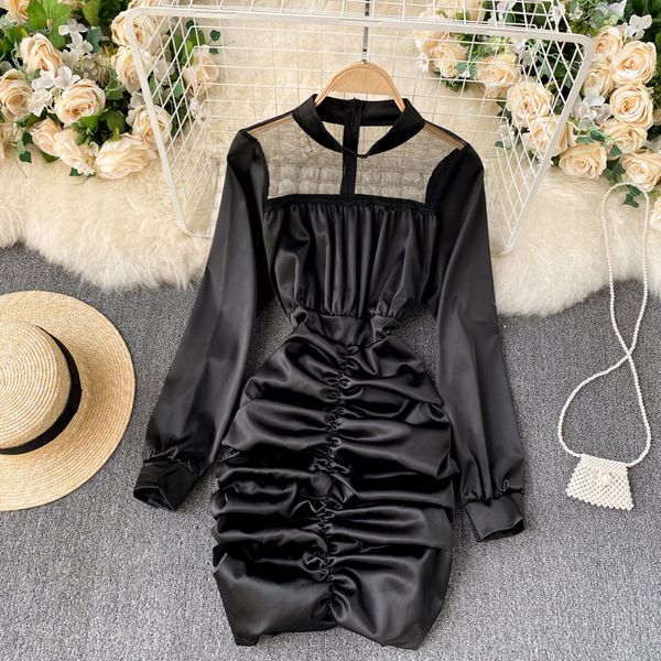 2021 new singiny women crocheted shreds spring solid neck ruched pencil perspective short dress tamf, Black;gray
2021 new singiny women crocheted shreds spring solid neck ruched pencil perspective short dress tamf, Black;gray