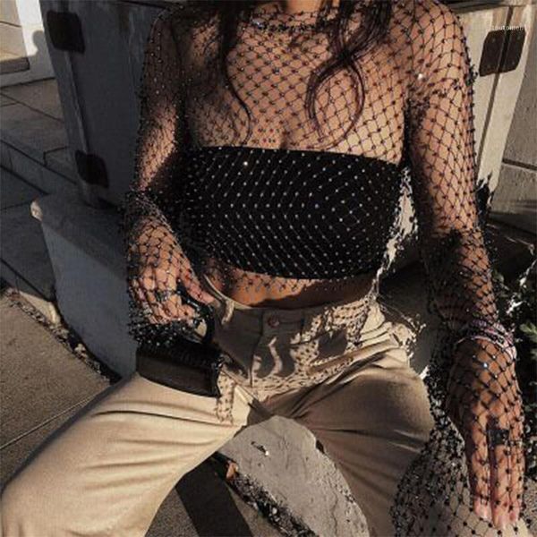 black trumpet sleeve hollow out fishnet ladies transparent o-neck loose short t shirt smock women fashion streetwear1, White
black trumpet sleeve hollow out fishnet ladies transparent o-neck loose short t shirt smock women fashion streetwear1, White