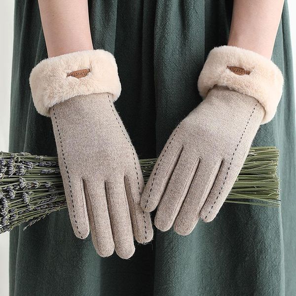 five fingers gloves women' winter touch screen cashmere warm hand for women outdoor black driving ladies leather guantes, Blue;gray
five fingers gloves women' winter touch screen cashmere warm hand for women outdoor black driving ladies leather guantes, Blue;gray