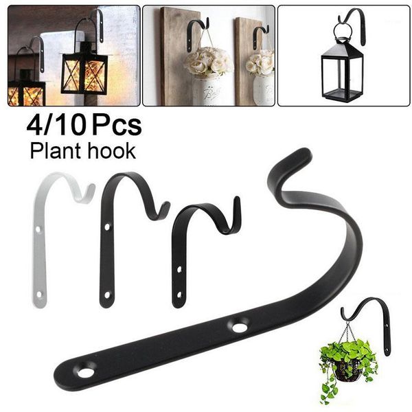 hooks & rails 4/10pcs bending durable iron flowerpot plant hanger hook decorative wall hanging bracket for balcony yard garden1
hooks & rails 4/10pcs bending durable iron flowerpot plant hanger hook decorative wall hanging bracket for balcony yard garden1