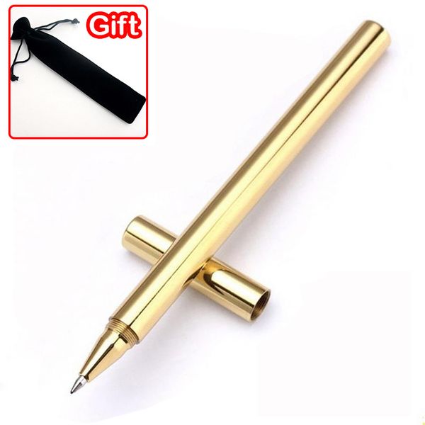 Fashion full metal ballpoint pen handmade Canetas brass gel pen school supplies stationery Copper with black pen bag 03639, Default color
Fashion full metal ballpoint pen handmade Canetas brass gel pen school supplies stationery Copper with black pen bag 03639, Default color