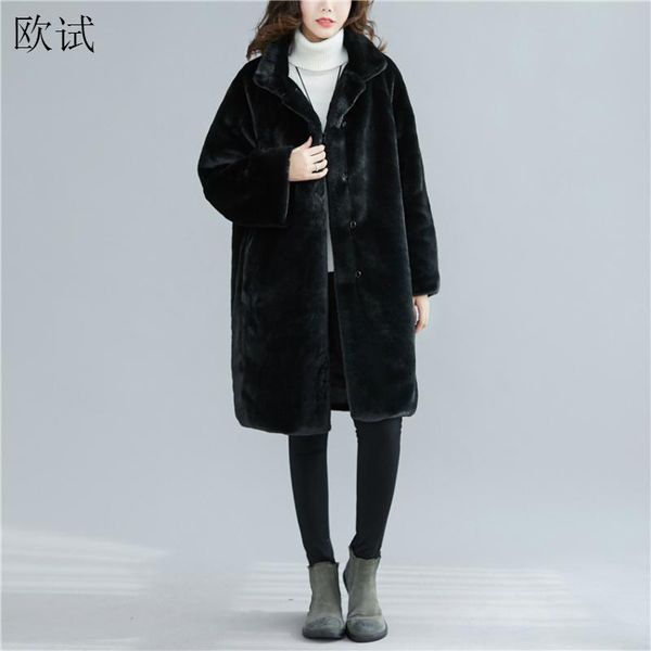 plus size winter faux fur flannel coat long jacket women warm furry coats jackets womens outerwear woman thicken cardigan 2020, Black
plus size winter faux fur flannel coat long jacket women warm furry coats jackets womens outerwear woman thicken cardigan 2020, Black