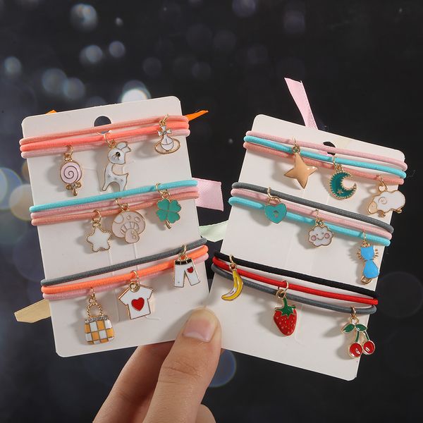 1 set=3 pcs elastic bands for women accessories hair scrunchie muiti-color scrunchy lovely pendant girls gum
1 set=3 pcs elastic bands for women accessories hair scrunchie muiti-color scrunchy lovely pendant girls gum