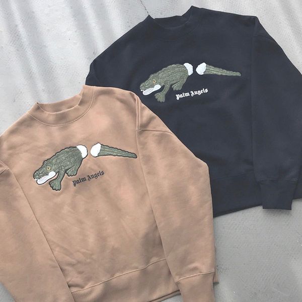 2020ss autumn and winter tide brand palm angles crocodile round neck sweater coat, Black
2020ss autumn and winter tide brand palm angles crocodile round neck sweater coat, Black