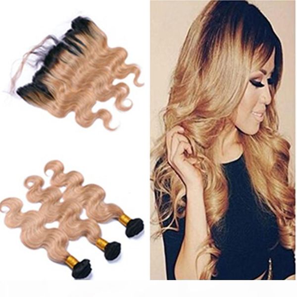 8a body wave honey blonde hair with lace frontal closure brazilian ombre 1b 27 dark root ear to ear lace frontal with bundles, Black;brown
8a body wave honey blonde hair with lace frontal closure brazilian ombre 1b 27 dark root ear to ear lace frontal with bundles, Black;brown