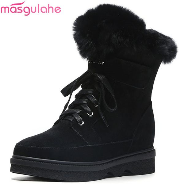 masgulahe 2020 new winter snow boots women casual ankle boots zip fur keep warm suede leather lace up shoes woman, Black
masgulahe 2020 new winter snow boots women casual ankle boots zip fur keep warm suede leather lace up shoes woman, Black