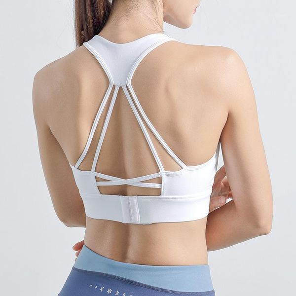 gym clothing women sport bra high impact shockproof gather yoga bras padded vest cross straps push up underwear running fitness crop 1, White;black
gym clothing women sport bra high impact shockproof gather yoga bras padded vest cross straps push up underwear running fitness crop 1, White;black