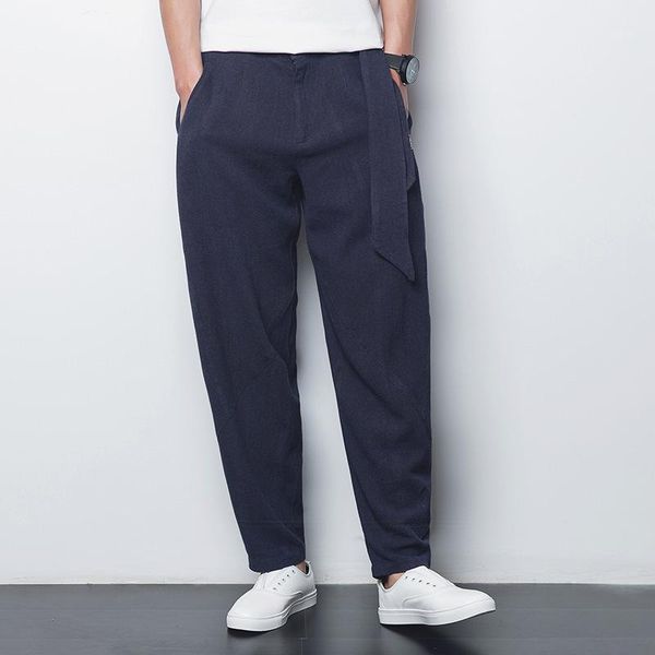 men's linen haren pants comfortable drop crotch cotton linen trousers men soft natural flax pants elastic waist casual pt-2891, Black
men's linen haren pants comfortable drop crotch cotton linen trousers men soft natural flax pants elastic waist casual pt-2891, Black