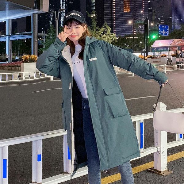 women winter jacket warm new fashion medium long full sleeve with pocket ladies oversize coats outerwear, Black
women winter jacket warm new fashion medium long full sleeve with pocket ladies oversize coats outerwear, Black