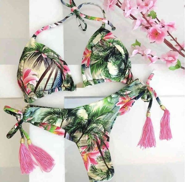 Sexy Floral Print Swimsuit 2 Pieces Swimear Women Micro Bikini Thong Swimming Suit Bathing Suit String Bikini Padded, White;black
Sexy Floral Print Swimsuit 2 Pieces Swimear Women Micro Bikini Thong Swimming Suit Bathing Suit String Bikini Padded, White;black