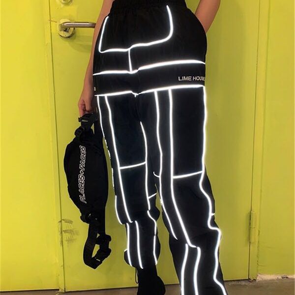 summer dropshipping reflective personality fashion hip hop harem pants trousers male tactical pants cargo pants lj201221, Black
summer dropshipping reflective personality fashion hip hop harem pants trousers male tactical pants cargo pants lj201221, Black