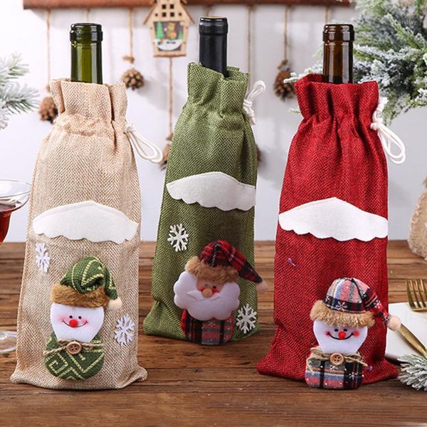 christmas decorations xmas wine bottle cover snowman santa claus elk year gift bag table ornament decoration for home party dinner1
christmas decorations xmas wine bottle cover snowman santa claus elk year gift bag table ornament decoration for home party dinner1
