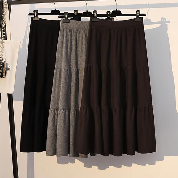 skirts solid color black long knitted pleated oversized plus large size female pullover woman blouses winter women's sweaters a6461
skirts solid color black long knitted pleated oversized plus large size female pullover woman blouses winter women's sweaters a6461