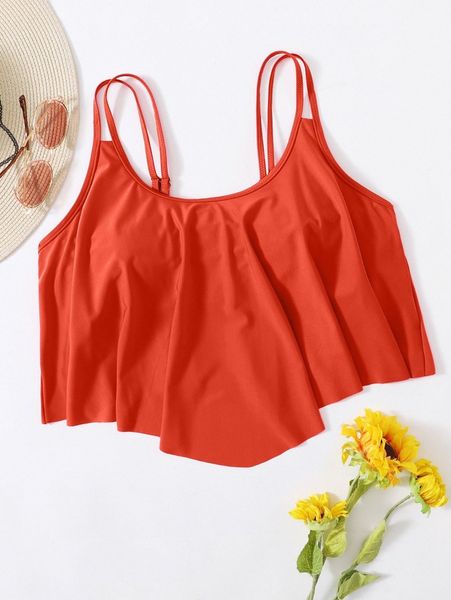 plus hanky hem bikini i350#, Black