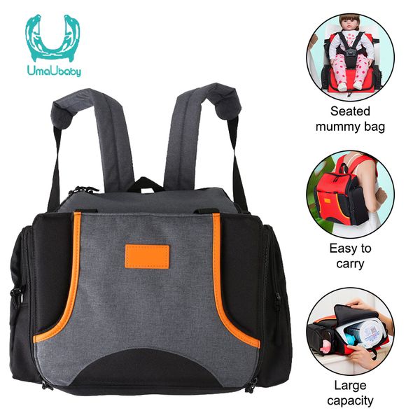 umaubaby dining chair diaper maternity nappy large capacity mummy multifunctional outgoing portable stool baby bag lj201013
umaubaby dining chair diaper maternity nappy large capacity mummy multifunctional outgoing portable stool baby bag lj201013
