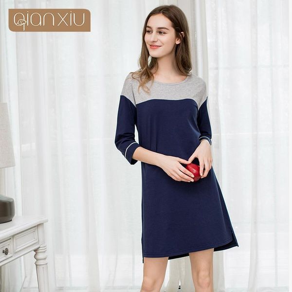 qianxiu nightgown couple classic patchwork color knee-length nightdress for women comefortable 17811, Black;red
qianxiu nightgown couple classic patchwork color knee-length nightdress for women comefortable 17811, Black;red