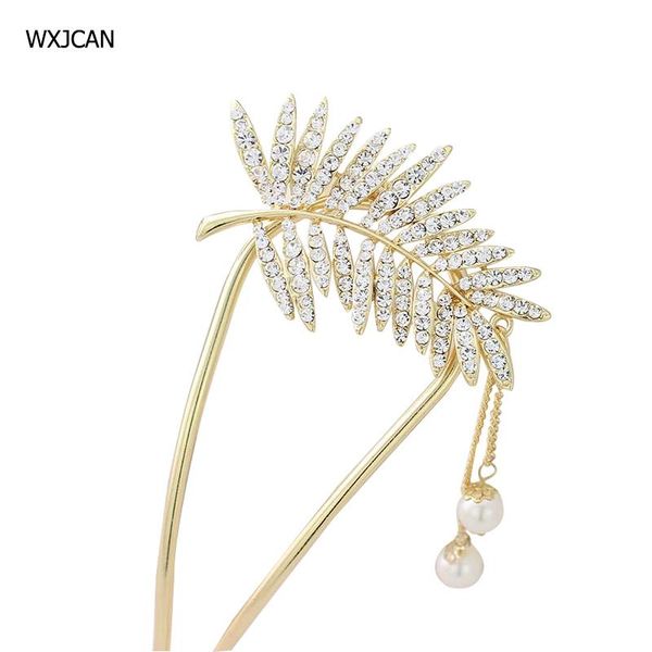hair clips & barrettes wxjcan u-shape leaf sticks for rhinestone inlaid with simulated pearl pendant of tassel noiva wedding tiara h1089, Golden;silver
hair clips & barrettes wxjcan u-shape leaf sticks for rhinestone inlaid with simulated pearl pendant of tassel noiva wedding tiara h1089, Golden;silver
