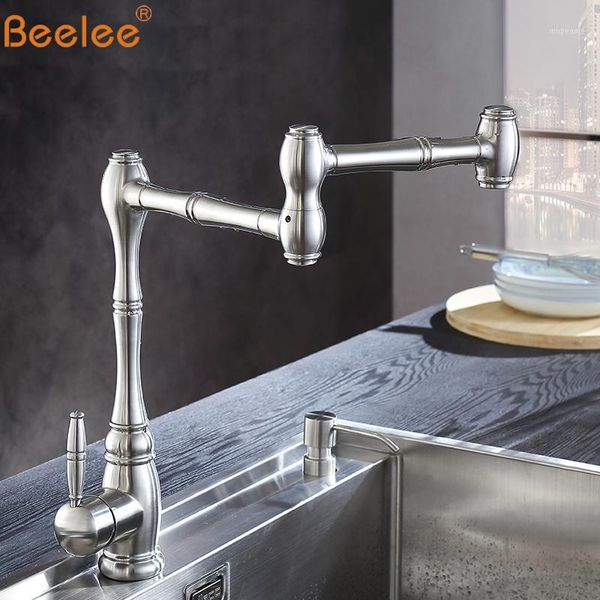 beelee brass articulating kitchen faucet pot filler double joint and 360 degree rotating aerator wall mount taps bl1721n1
beelee brass articulating kitchen faucet pot filler double joint and 360 degree rotating aerator wall mount taps bl1721n1