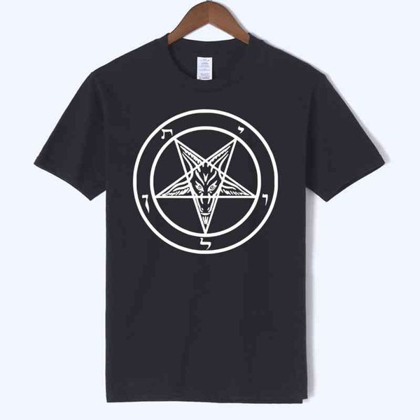 pentagram gothic occult satan new men's fashion short sleeve round collar t-shirt man cool street tees, White;black
pentagram gothic occult satan new men's fashion short sleeve round collar t-shirt man cool street tees, White;black