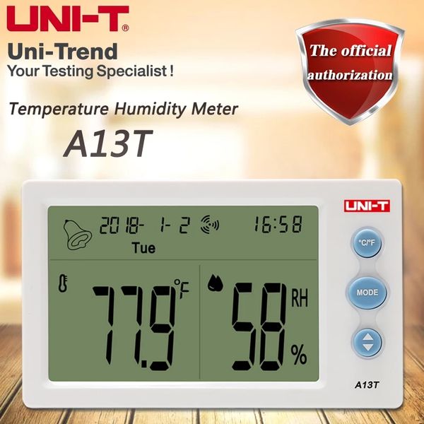 uni-t a13t temperature humidity meter indoor temperature and humidity table time date week temperature humidity display
uni-t a13t temperature humidity meter indoor temperature and humidity table time date week temperature humidity display