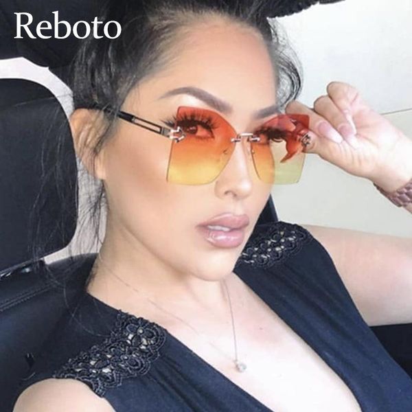 sunglasses retro vintage rimless women fashion cat eye clear shades gradient lens woman butterfly glasses oculos, White;black
sunglasses retro vintage rimless women fashion cat eye clear shades gradient lens woman butterfly glasses oculos, White;black