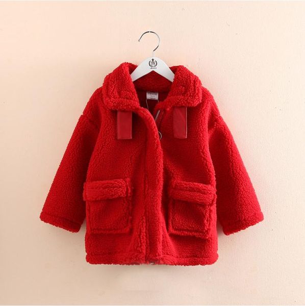 2021 new red winter lamb wool coat for girls kids plus velvet jackets for 2-8 years olds thicken fleece pockets coats, Blue;gray
2021 new red winter lamb wool coat for girls kids plus velvet jackets for 2-8 years olds thicken fleece pockets coats, Blue;gray