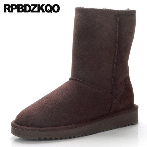 female furry shoes booties winter snow boots women ankle real fur flat slip on sheepskin genuine leather australian, Black
female furry shoes booties winter snow boots women ankle real fur flat slip on sheepskin genuine leather australian, Black